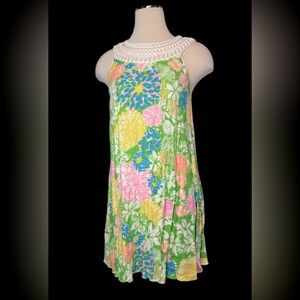 Lilly Pulitzer Jillie Dress / Hibiscus Stroll ~ Women’s Size Medium